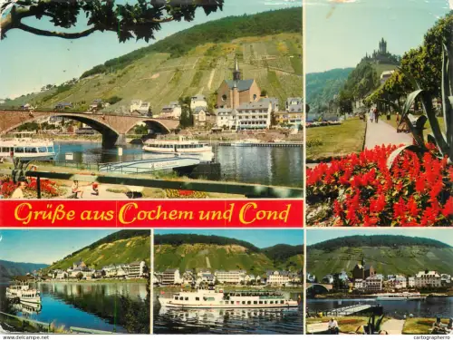 A5642 Germany Grusse aud Cochem-Cond several views