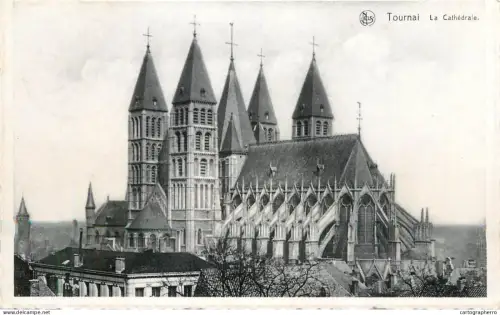 A6074 Belgium Tournai cathedrale