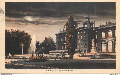 A6074 Milano (Milan) Giardini Pubblici 1926