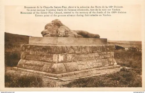 A6074 France monument de la Chapelle Sainte-Fine