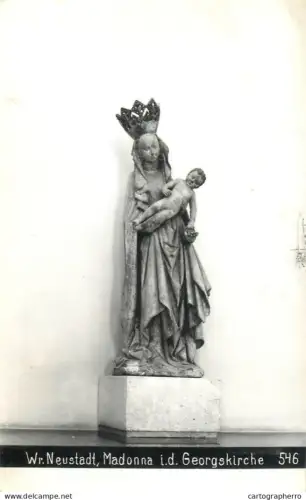 A5684 Austria Wiener Neustadt Madonna in der Georgeskirche