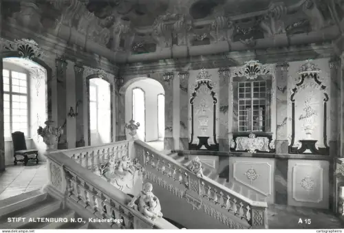 A5684 Austria Stift Altenburg Kaiserstiege
