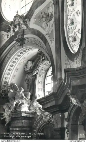 A5684 Austria Stift Altenburg Kirche Stuckengel von Holzinger