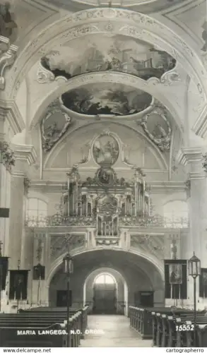 A5684 Austria Maria Langegg Church Inneres Orgel