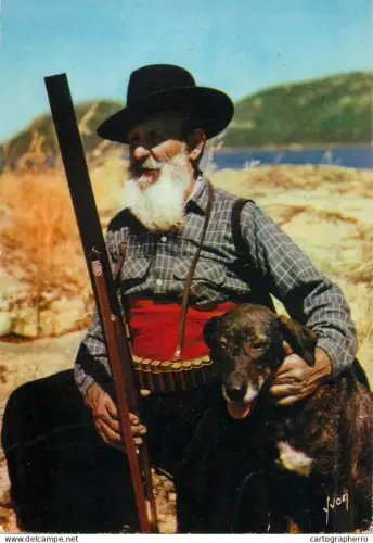 A5675 France type de Corse en tenue de chasseur