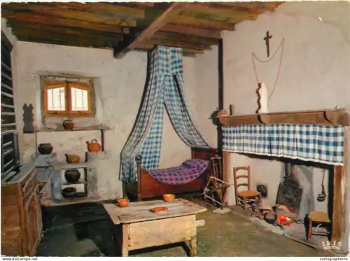 A5675 France Bartres chambre authentique ou Sainte Bernadette passa son enfance