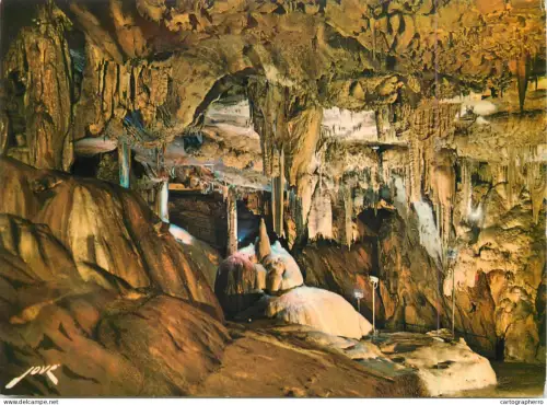 A5679 France Grottes de Betharaam  La Salle des Lustres