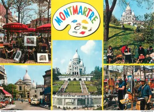 A5679 France Paris Montmartre multi view