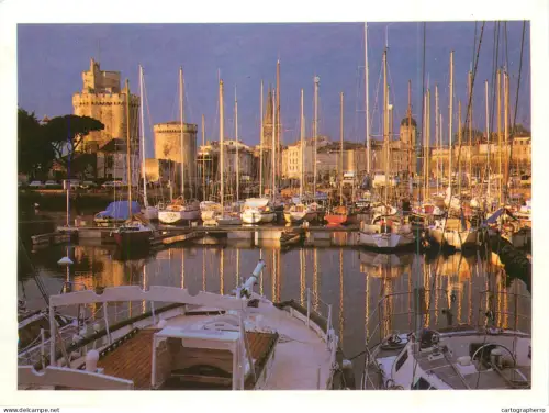A5678 France La Rochelle sunrise harbour view