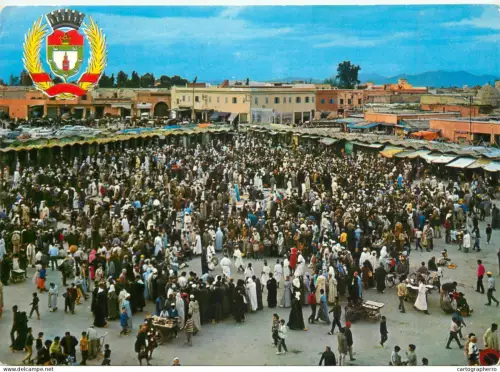 A5676 Africa Morocco  Marrakech Jemma el Fnaa square