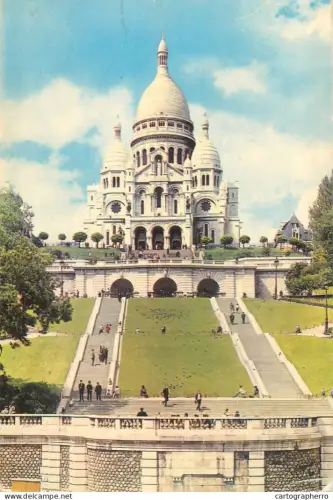 A5674 France Paris Le Sacre Coeur et les jardins