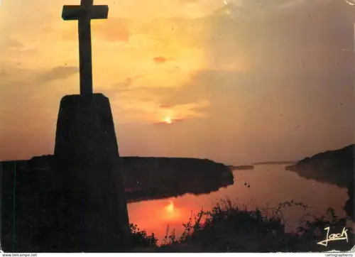 A5674 France Bretagne Beg an Toul coucher de soleil
