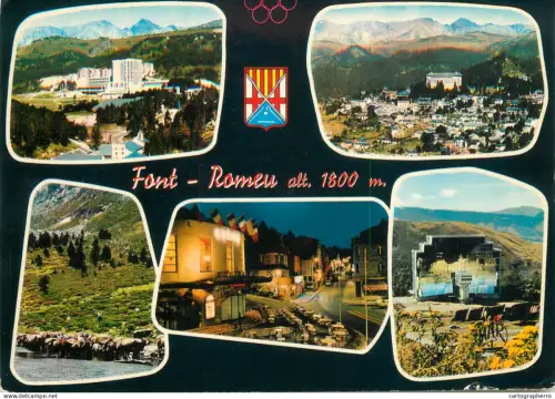 A5673 France Font Romeu (Pyrenees Orientales) multi view