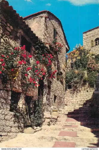 A5673 France Eze vieille rue pittoresque