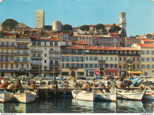 A5673 France Cannes Cote d'Azur Le vieux Port et le Suquet