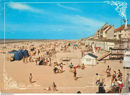 A5673 France Fort Mahon Plage (Somme) vue de la plage