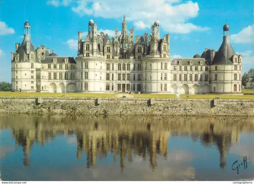 A5673 France Chambord (Loir et Cher) chateau facade nord
