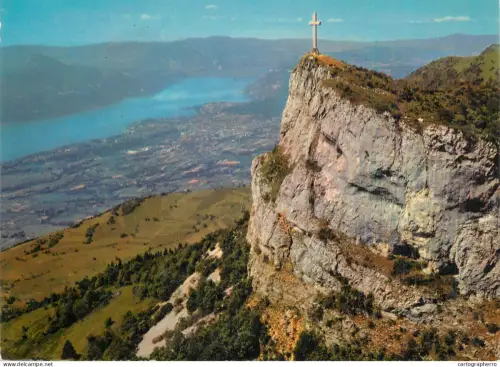 A5673 France paysage de Savoie Le Lisieux et le Lac du Bourget