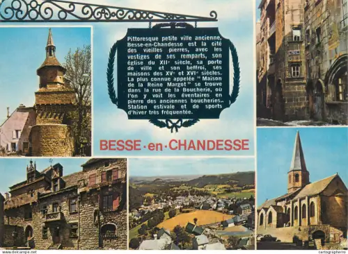 A5673 France Besse en Chandress (Puy de Dome) multi view souvenir