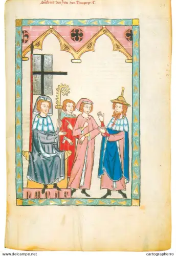 A5672 Susskind vom Trimberg Miniatur aus dem Codex Manesse
