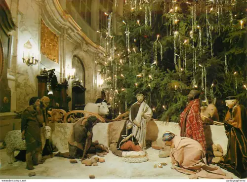 A5672 Germany Hamburg Hauptkirche St Michaelis Krippenfiguren von Barbel Runschke