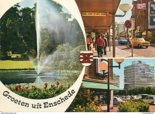 A5659 Netherlands Groeten uit Enschede several views