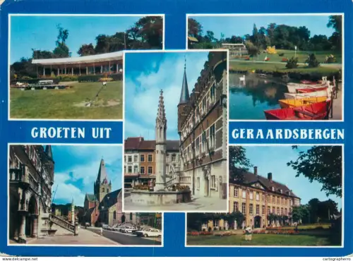 A5658 Belgium Groeten uit Geraardsbergen several views