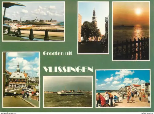 A5658 Netherlands Groeten uit Vlissingen several views