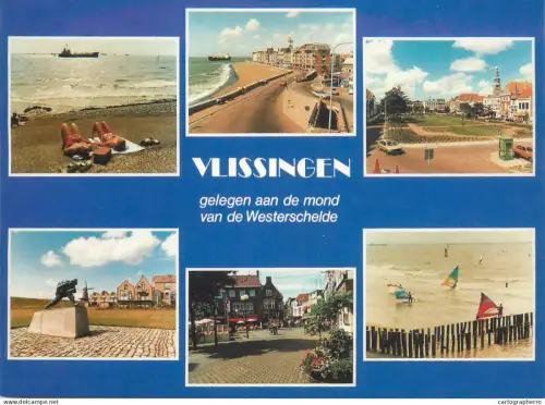 A5658 Netherlands Vlissingen several views