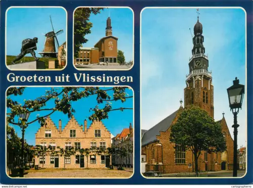 A5658 Netherlands Groeten uit Vlissingen multi view