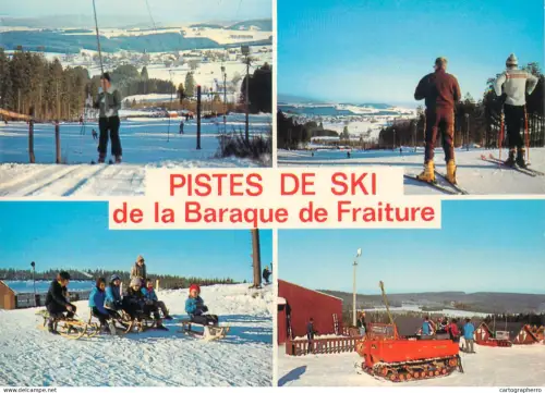 A5658 Belgium Baraque de Fraiture pistes de ski multi view