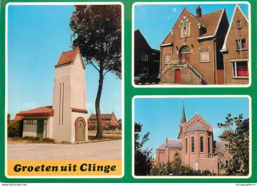 A5656 Netherlands Groeten uit Clinge multi view
