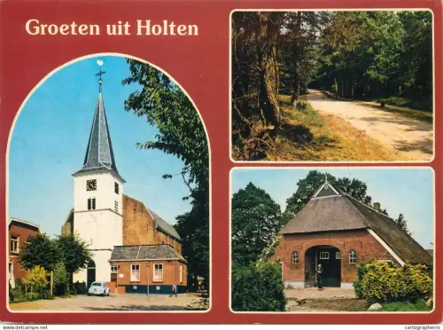 A5655 Netherlands Groeten uit Holten several sights