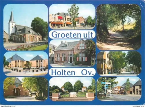 A5655 Netherlands Groeten uit Holten several views