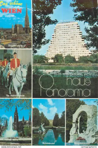 A5696 Austria Wien Saisonhotel Haus panorama multi view