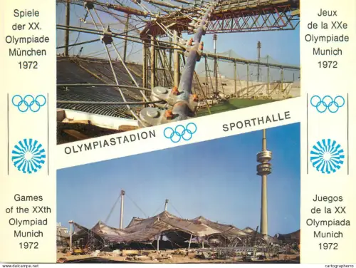 A5693 Germany Munchen 1972 Olympic Games - Olympiastadion & Sporthalle multi view