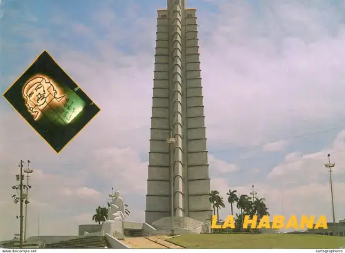 A5693 Cuba La Habana Plaza de la Revolucion Jose Marti Memorial