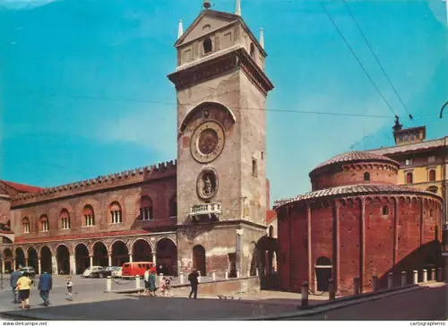 A5692 Italy Mantova Palazzo della Raggione & Rotonda di S Lorenzo