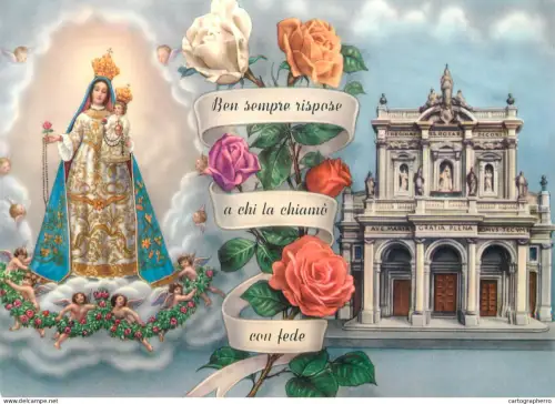 A5692 Italy Parma Santuario B. Fontanellato souvenir multi view