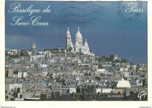 A5692 France Paris Basilique du Sacre Coeur vue generale