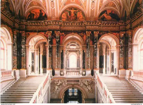 A5691 Austria Wien Stiegenhaus des Kunsthistorischen Museums