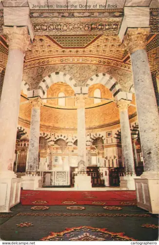A5691 Israel Jerusalem Dome of the Rock interior view