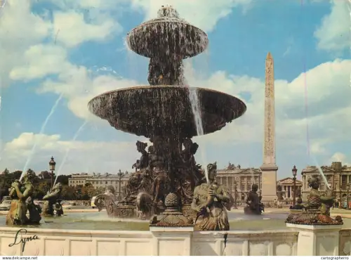 A5691 France Paris Place de la Concorde - fontaine