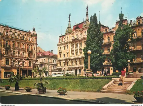 A5691 Czech Republic Marianske Lazne Peace Square
