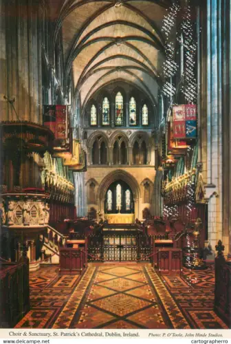 A5691 Ireland Dublin St Patrick's Cathedral interior view