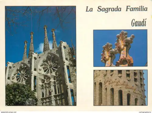 A5690 Spain Barcelona Sagrada Familia Gaudi multi view