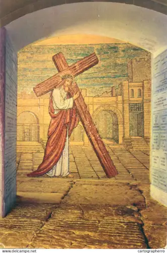 A5689 Israel Jerusalem Sanctuary of the Lithostrotos - Jesus in front of Pilat