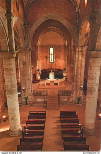 A5689 Italy Trento Badia S Lorenzo navata centrale