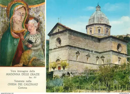 A5689 Italy Cortona Chiesa del Calcinaio & Madonna delle Grazie multi view