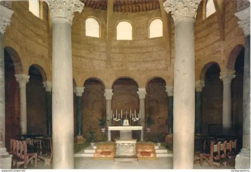 A5689 Italy Perugia Chiesa di S Angelo interno